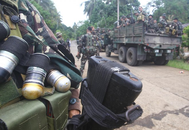 Binh sỹ Philippines tham gia truy quét phiến quân Hồi giáo Abu Sayyaf