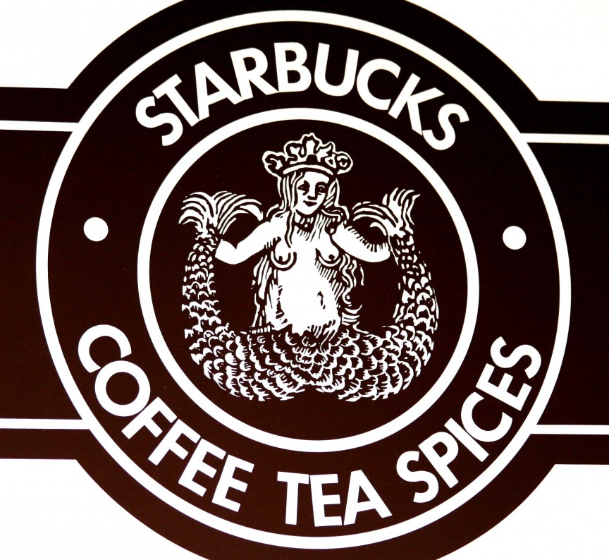 Logo ban đầu của Starbucks
