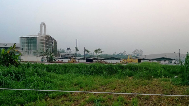Nhà máy chế biến tinh bột sắn của HTX cổ phần dịch vụ tổng hợp Sơn Long, Nghĩa Đàn, Nghệ An – nơi xảy ra vụ cháy nổ kinh hoàng
