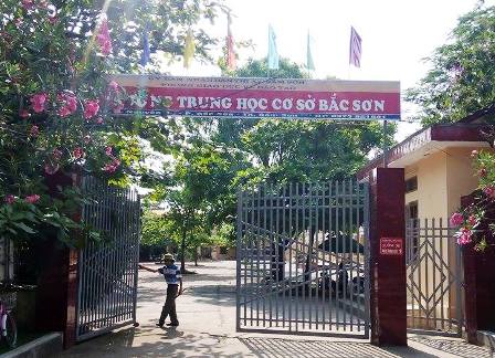 Nữ sinh bị đánh và những người liên quan theo học tại trường THCS Bắc Sơn