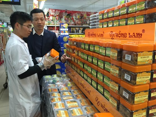Dừng lưu thông sản phẩm ô mai chua ngọt Hồng Lam
