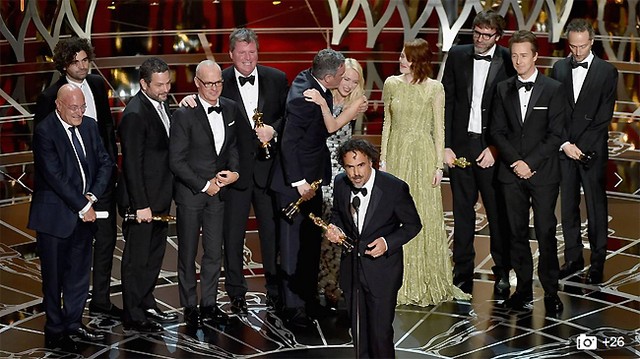 Birdman dành giải phim hay nhất tại Oscar lần thứ 87. Ảnh VTV 