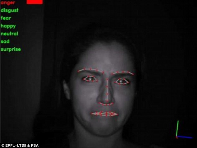 Công nghệ nhận diện khuôn mặt cho phép xe hơi 