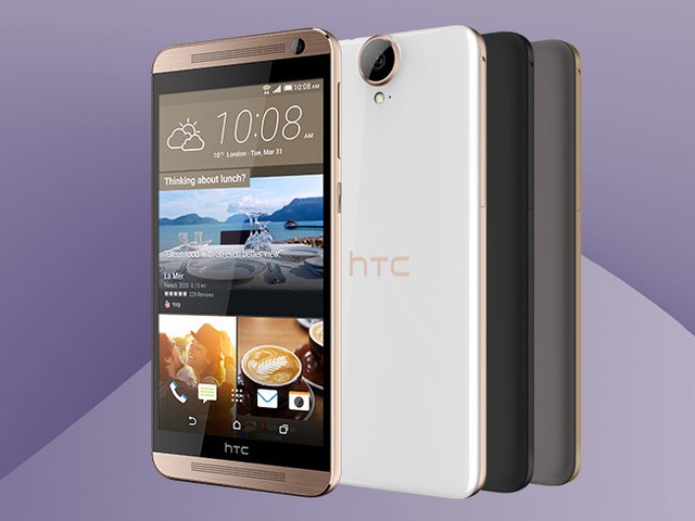 HTC One E9 Plus có thiết kế kết hợp giữa kim loại và vỏ nhựa