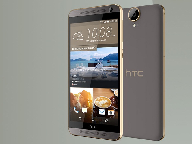 HTC One E9 Plus mang thiết kế đặc trưng của dòng HTC One