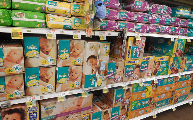 bỉm pampers baby dry