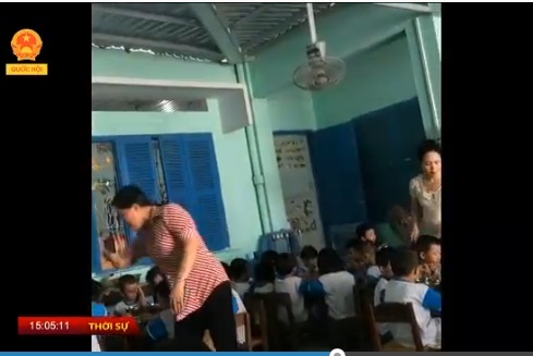 Trẻ mầm non bị bạo hành ở trường mầm non 1/6 tại Bình Thuận