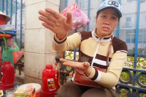 Chị Nguyễn Thị Hiền kể lại giây phút chiến sĩ CSGT bị tai nạn