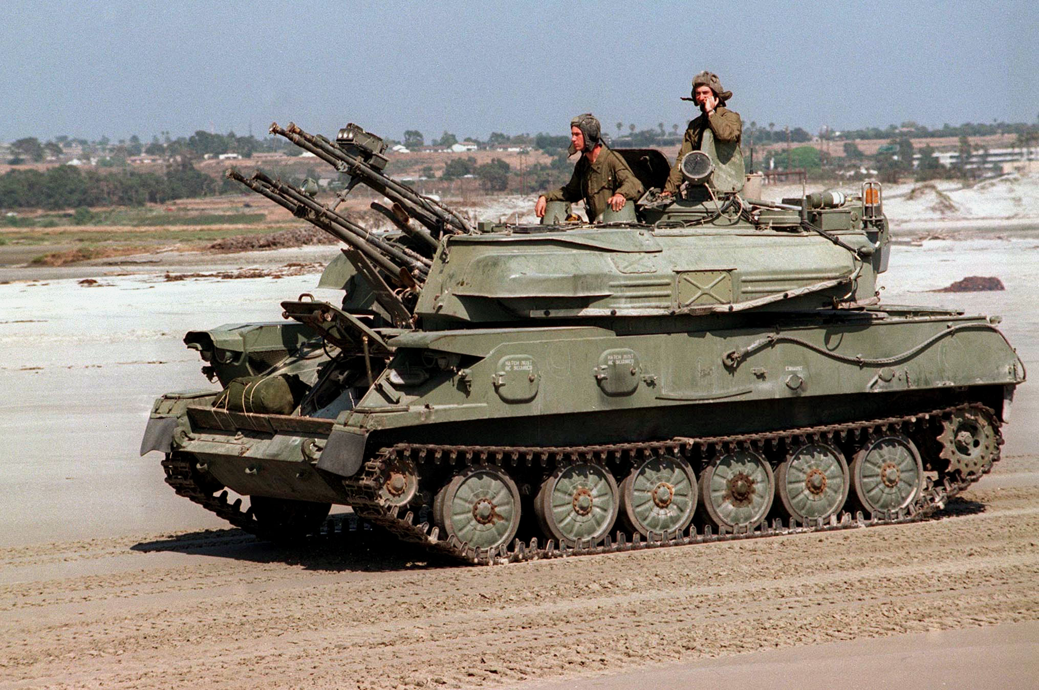 Pháo phòng không ZSU-23-4 được đánh giá là có sức mạnh hỏa lực mạnh mẽ để tiêu diệt bộ binh 