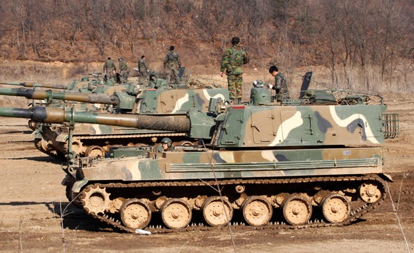 Pháo tự hành K9 đóng vai trò quan trọng trong việc đáp trả pháo binh Triều Tiên