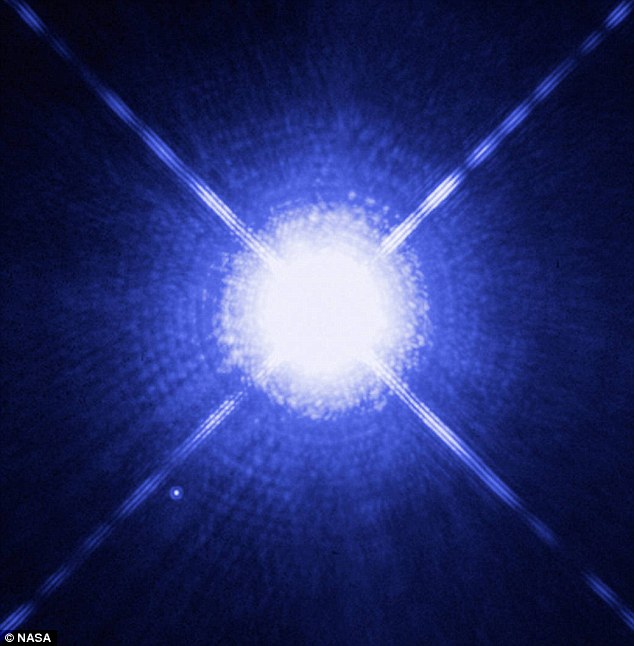 Hình ảnh minh họa ngôi sao lùn trắng có nhiệt độ nóng khủng khiếp