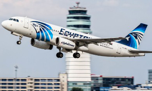 Chiếc máy bay gặp nạn của hãng EgyptAir. Ảnh: CNN