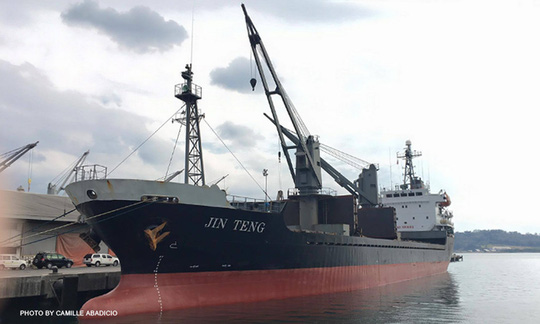 Tàu Jin Teng của Triều Tiên đang bị tạm giữ tại cảng Subic