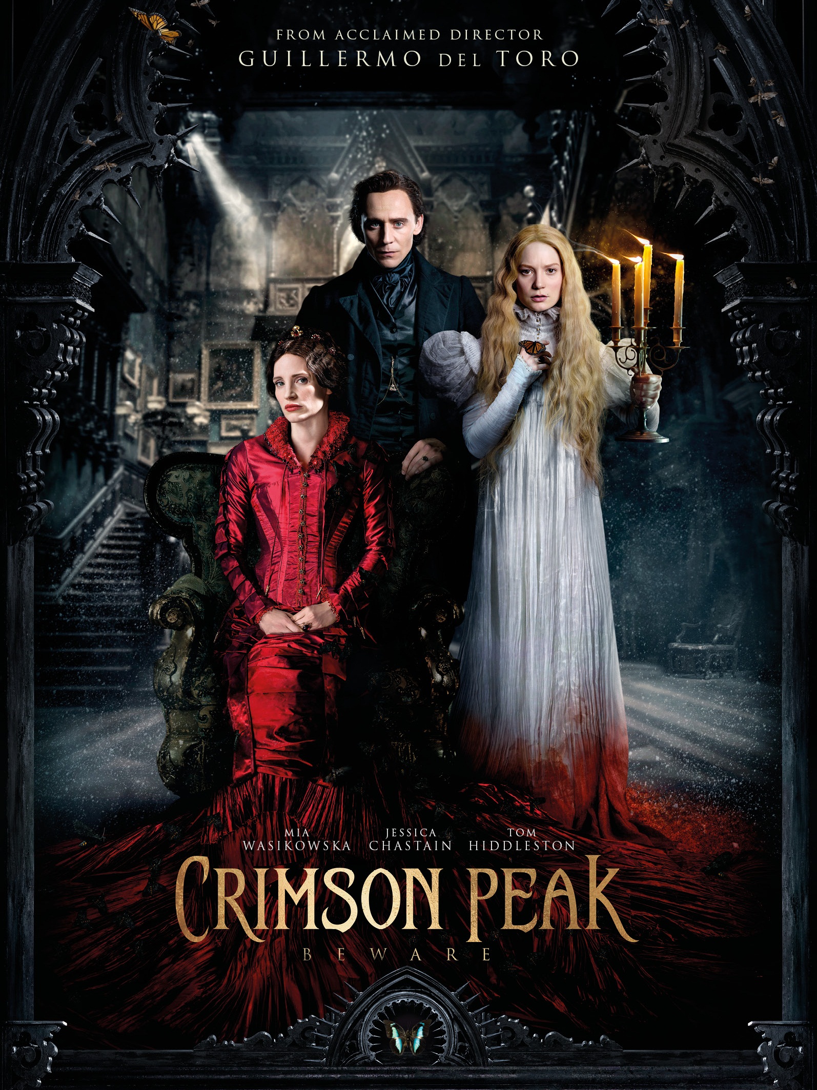 bộ phim kinh dị Crimson Peak sẽ là luồng gió mới trong dịp Giáng sinh 2015