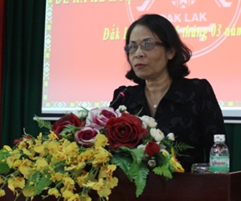 bà Mai Hoan Niê Kdăm – Phó Chủ tịch UBND tỉnh Đắc lắc