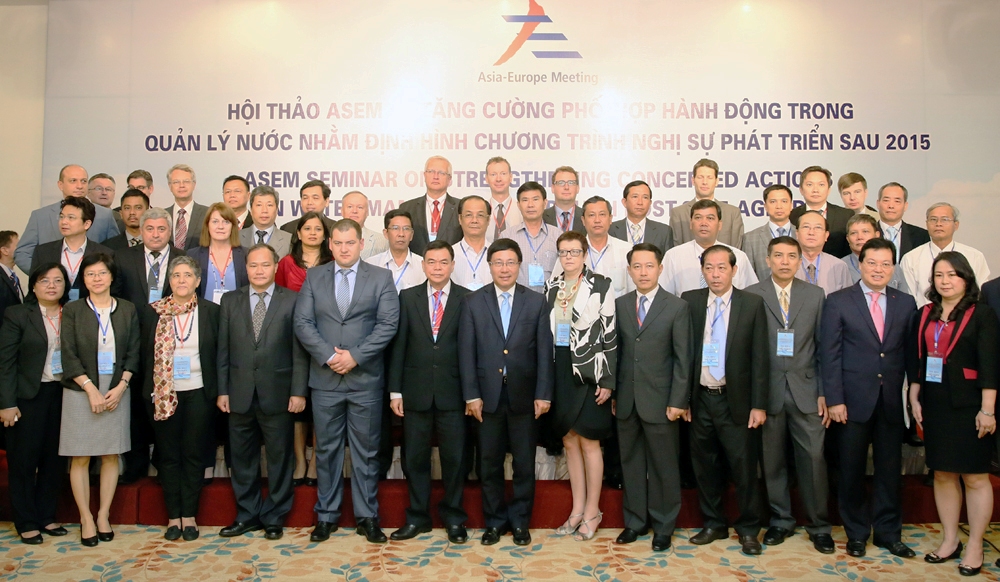 ASEM cần thiết phải thiết lập mạng lưới quản lý bền vững nguồn nước