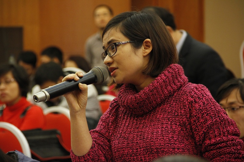 PV Thu Hoài - Báo Tiền Phong đặt câu hỏi về vấn đề Thanh tra chuyên đề năm 2014