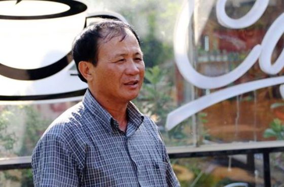 ông Nguyễn Văn Tấn (50 tuổi, ngụ tại quận Bình Tân) là chủ quán cà phê Xin Chào,