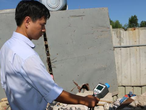 Thiết bị phóng xạ cất trong két sắt ở Phú Yên vẫn an toàn
