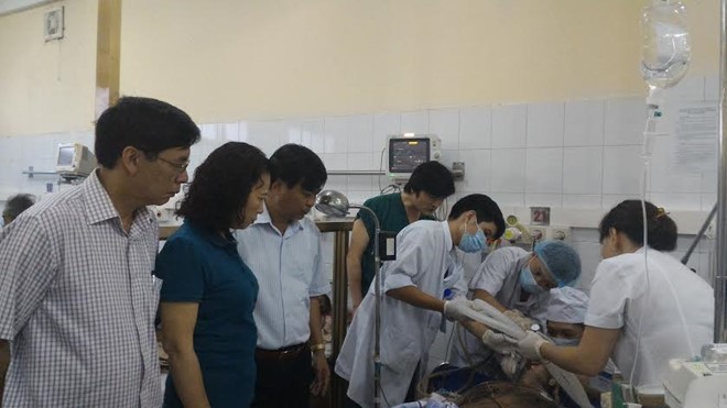 Lãnh đạo tỉnh Quảng Ninh thăm hỏi người bị nạn