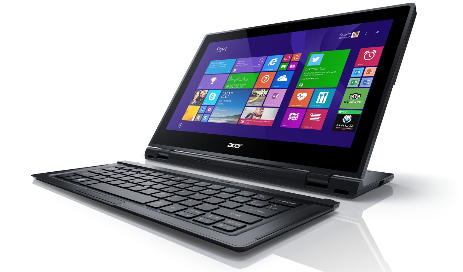 Acer Aspire Switch 12 là máy tính bảng lai laptop 5 chế độ sử dụng mới nhất của Acer