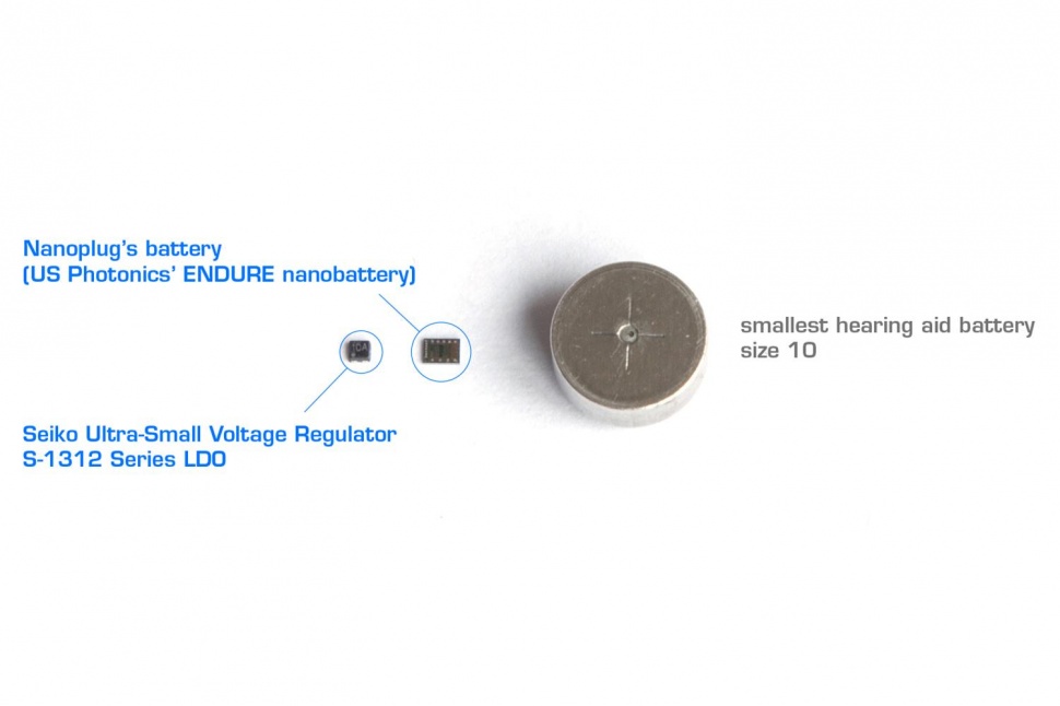 Viên pin nano là thành phần chính tạo nên chiếc máy trợ thính không dây nhỏ nhất hiện nay