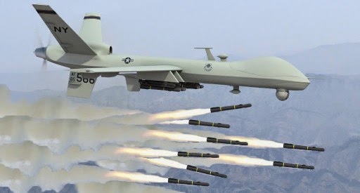 Máy bay không người lái Reaper trang bị vũ khí hạng nặng sang Trung Đông trinh sát trong cuộc giao tranh với quân đội ISIS. Ảnh minh họa