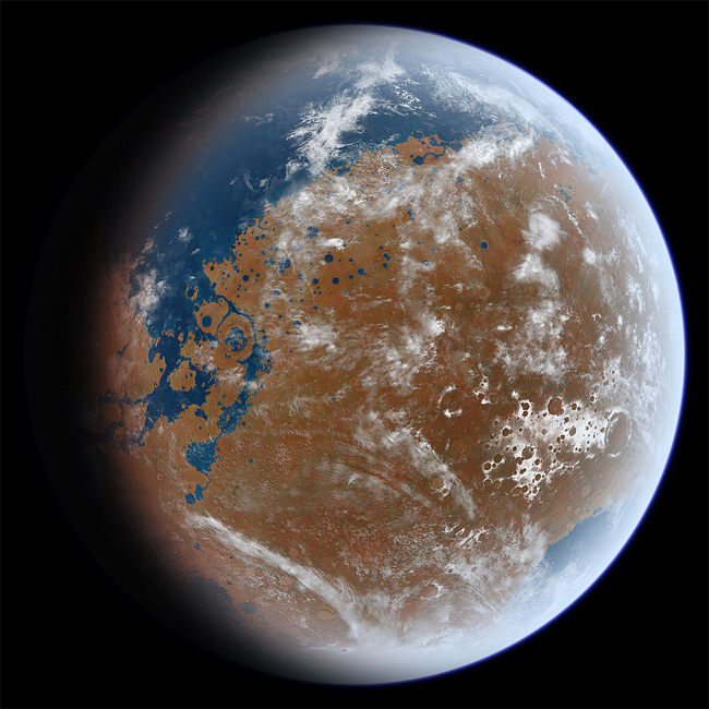 Sóng đại dương sẽ bật mí về đặc điểm khí hậu của Sao Hỏa cổ đại