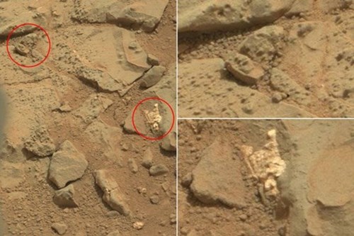 Vật thể lạ giống xương người được phát hiện trên Sao Hỏa