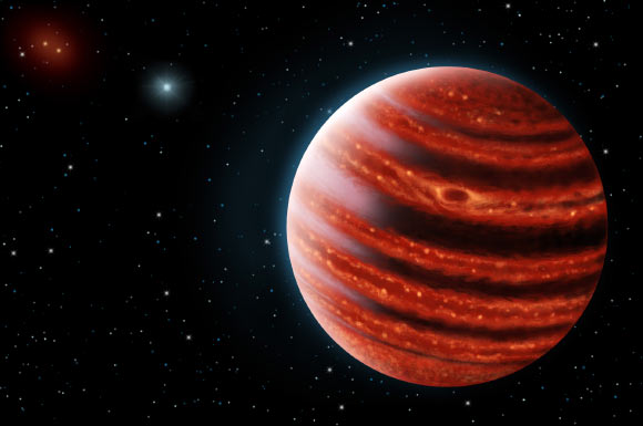 Hành tinh 51 Eridani b được mệnh danh là 'sao Mộc trẻ'. Ảnh Sci-news