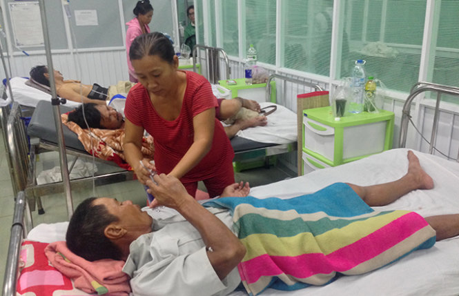 Các nạn nhân đang được điều trị tại Bệnh viện quận Bình Tân.