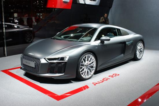 Siêu xe Audi mới R8 2016 sử dụng hệ thống khung gầm làm từ nhôm và sợi carbon 