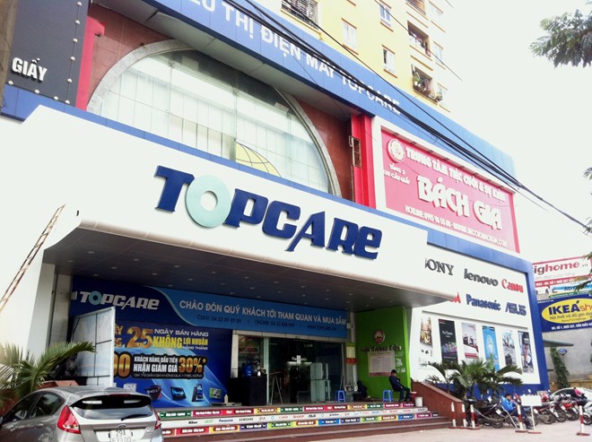 Topcare hiện đang nợ tiền thuê mặt bằng tại 335 Cầu Giấy