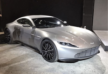 Siêu xe mới DB10 thể hiện phong cách thiết kế xứng tầm với chàng điệp viên James Bond huyền thoại