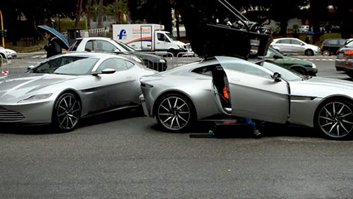 Aston Martin DB10 trên phim trường Điệp viên 007  phần mới nhất