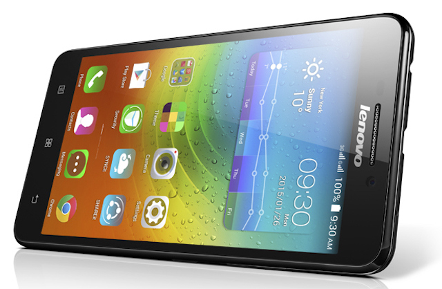 Smartphone giá rẻ Lenovo A5000 cấu hình mạnh mẽ, thời lượng pin khủng