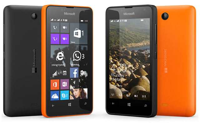 Smartphone giá rẻ Lumia 430 thiết kế đẹp mắt, hiển thị sắc nét