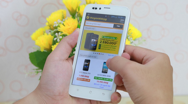 Smartphone giá rẻ Mobiistar LAI 504K  2 sim 2 sóng tiện ích
