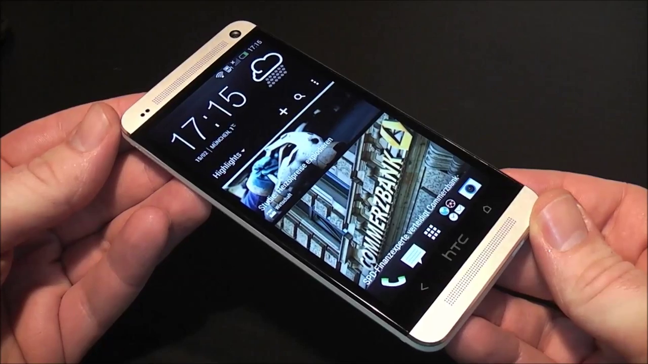 HTC One M7 có vỏ nhôm nguyên khối bắt mắt