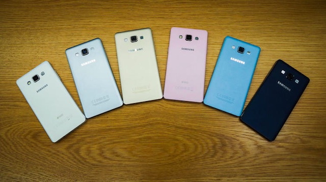 Các màu của dòng smartphone hot nhất Galaxy A5 khá đa dạng