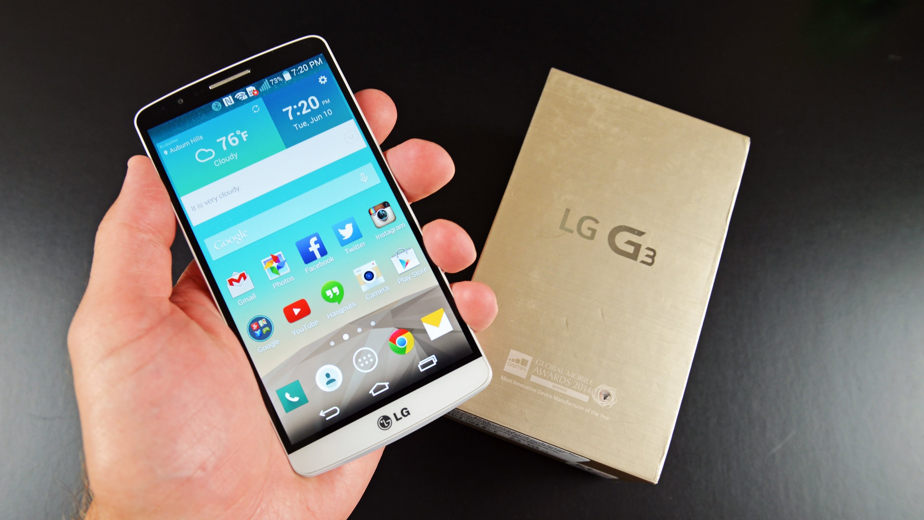Smartphone LG G3 đang dẫn đầu thương hiệu LG về chất lượng