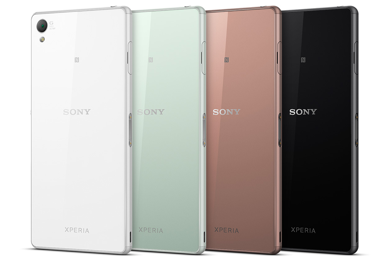 Các màu của sản phẩm Sony Xperia Z3 khá đa dạng