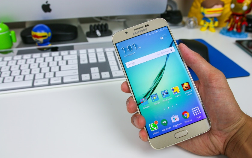 Galaxy A8 với viền màn hình siêu mỏng và độ dày đạt mức lý tưởng chỉ 5,9 mm