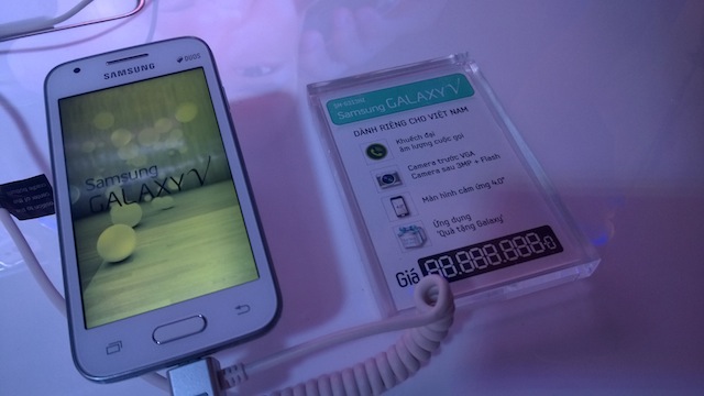 Samsung Galaxy V là mẫu smartphone giá rẻ dành riêng cho thị trường Việt Nam