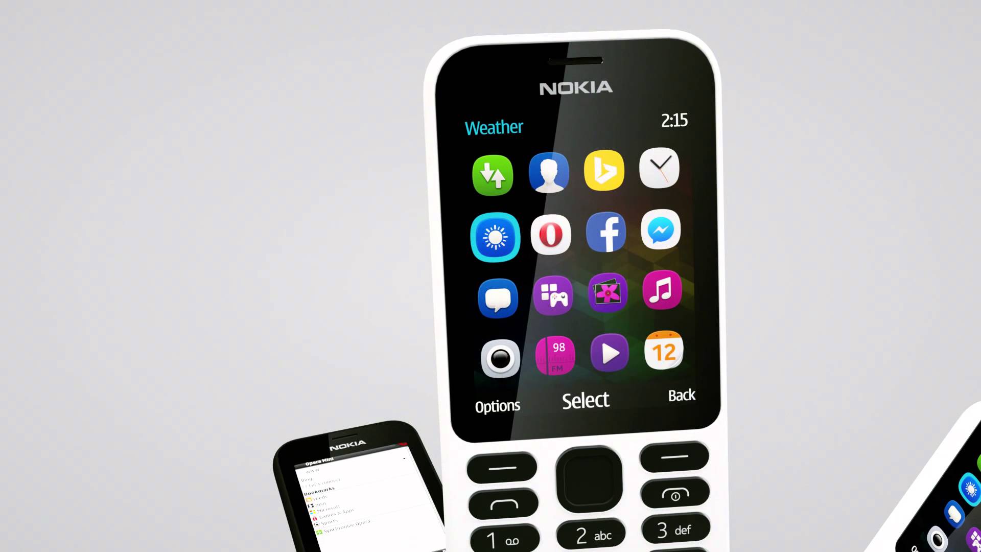 Nokia 215 cũng đáp ứng được những nhu cầu giải trí, tìm kiếm thông tin của người dùng