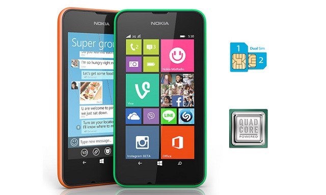 Lumia 530 nổi bật với vi xử lý lõi tứ và 2 SIM tiện lợi