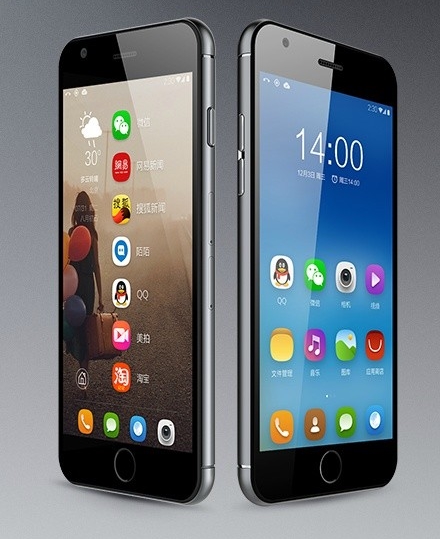Không thể phủ nhận Dakele 3 có nhiều thiết kế vay mượn từ chiếc điện thoại nổi tiếng của Apple