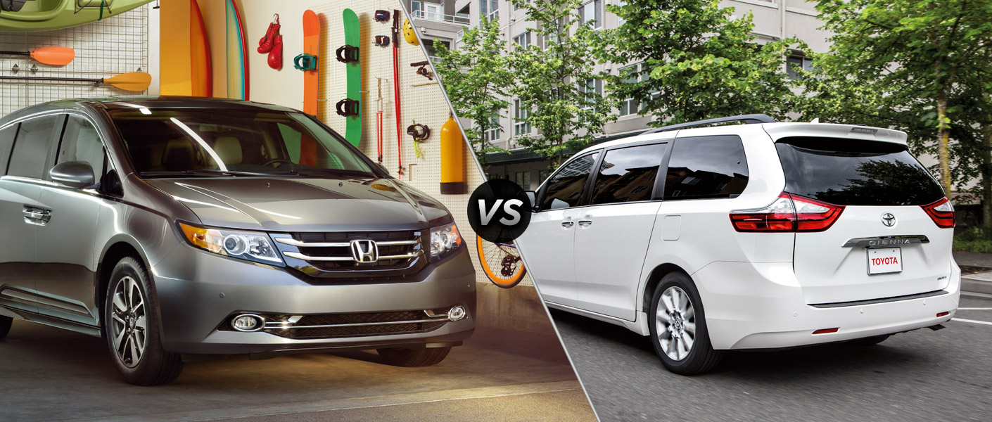 Toyota Sienna và Honda Odyssey là hai ông lớn đáng gờm khi so sánh ô tô minivan 