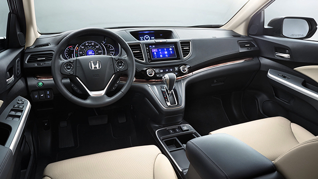Nét tinh tế và sang trọng của Honda CR-V tập trung ở khu vực điều khiển trung tâm