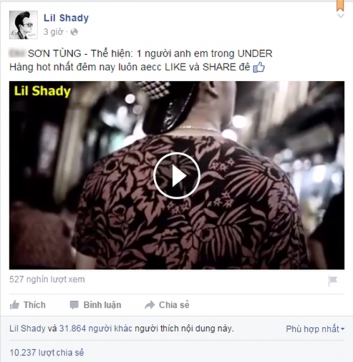 Nhiều ý kiến cho rằng rapper Bueno và Lil Shady muốn ‘dựa hơi’ Sơn Tùng M-TP để nổi tiếng